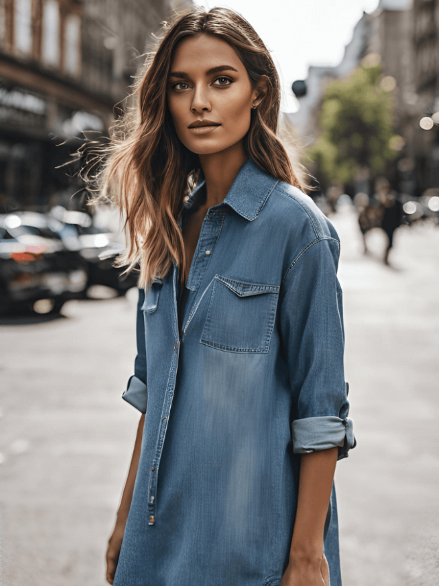 Túnica: item essencial para o look total denim