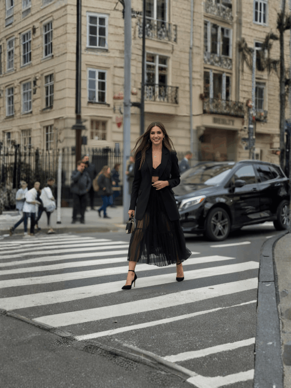 Tecido tule a históia em camadas