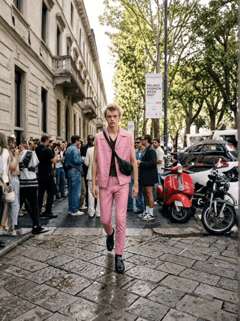 Milano Fashion Week SS27 coleção Clarity da Prada